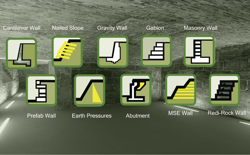 GEO5 : Walls and Gabions