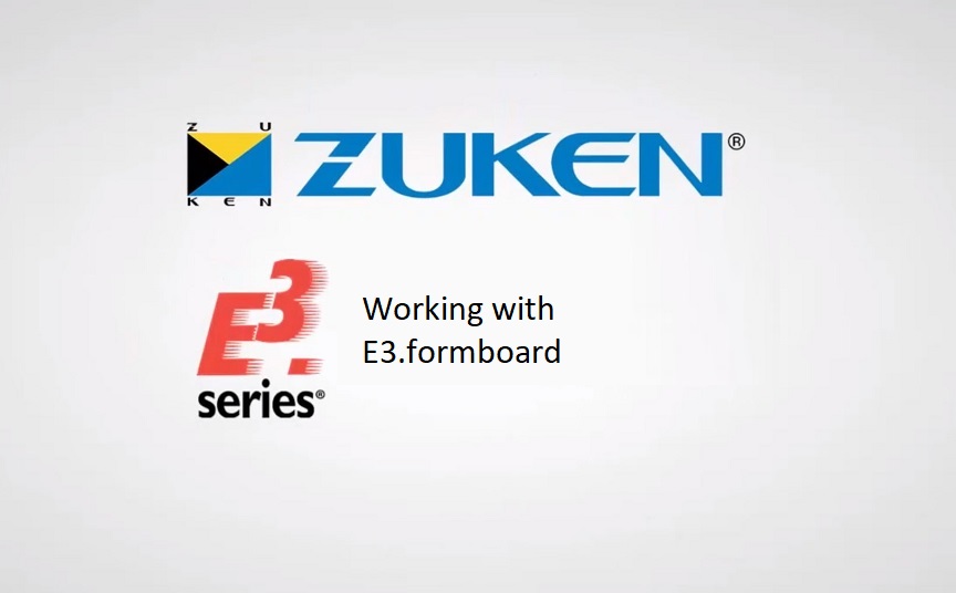 Working with E3.formbaord