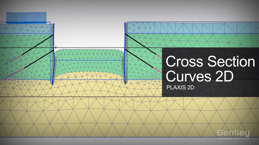 PLAXIS 2D - Cross section curves